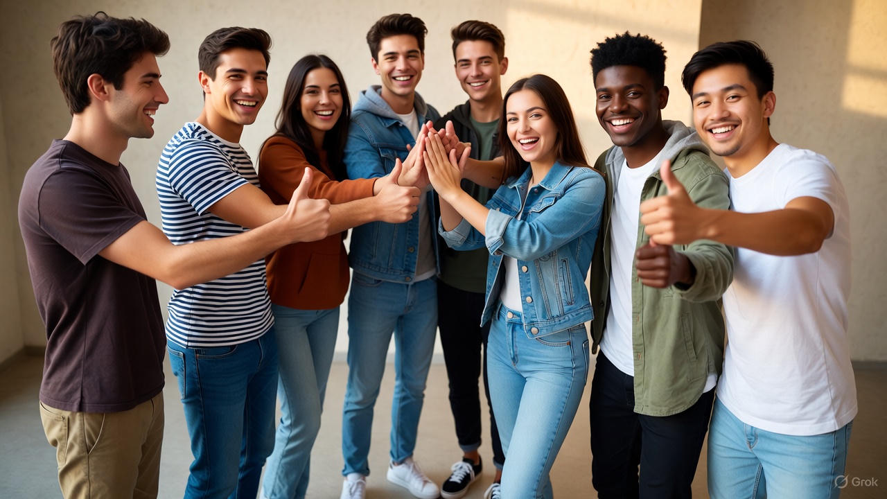 Connected nodes representing integration